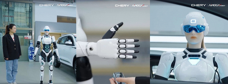 Chery представила человекоподобного робота Mornine с ИИ. Он может ходить и имитировать человеческую мимику